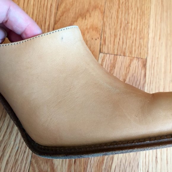 Miz Mooz Cream Tan Heels - Picture 12 of 15